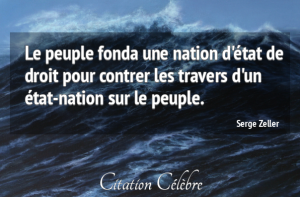 Citation Serge ZELLER