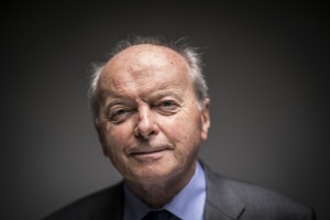 French Ombudsman (Defenseur des droits) Jacques Toubon poses on July 8, 2016 in Paris. AFP PHOTO / MARTIN BUREAU