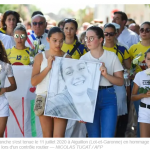 Une marche blanche a été organisée en l’honneur de la gendarme tuée dans le Lot-et-Garonne